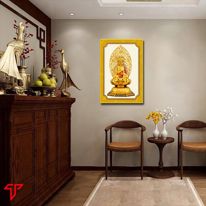 Tranh Phật treo tường, tranh Chuẩn Đề Bồ Tát, Địa Tạng, Quan Âm Bồ Tát, Tam Thánh
