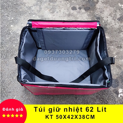 Túi Giao Hàng 62 lít , Túi Giữ Nhiệt Nóng Lạnh