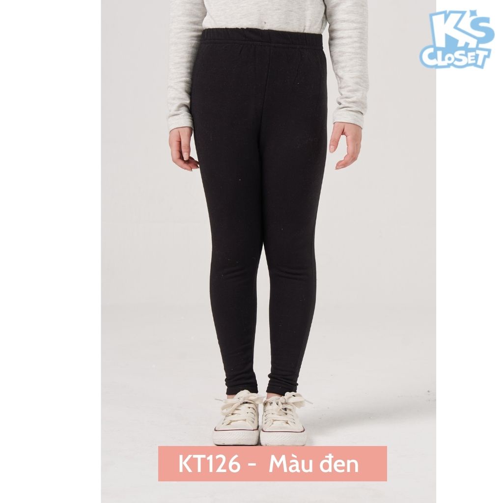 Quần Legging K'S CLOSET dáng ngắn và dáng dài Dành Cho Bé Gái (2 - 14 Tuổi) KT24ONF / KT126ONF / KT144ONF / KT264TWS