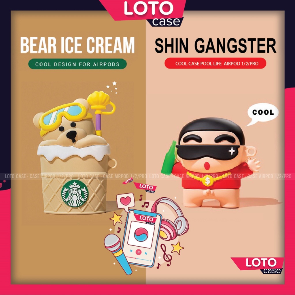 Case Airpod case Airpod pro tai nghe bluetooth tai nghe không dây thời trang cao cấp dễ thương cute 