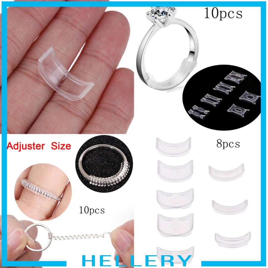 Set 8 Phụ Kiện Điều Chỉnh Kích Thước Nhẫn 2-10mm Tiện Dụng