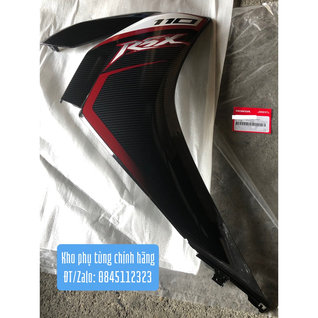 Bộ cánh yếm dành cho xe RSX110 - Trắng Đen Đỏ - 2012