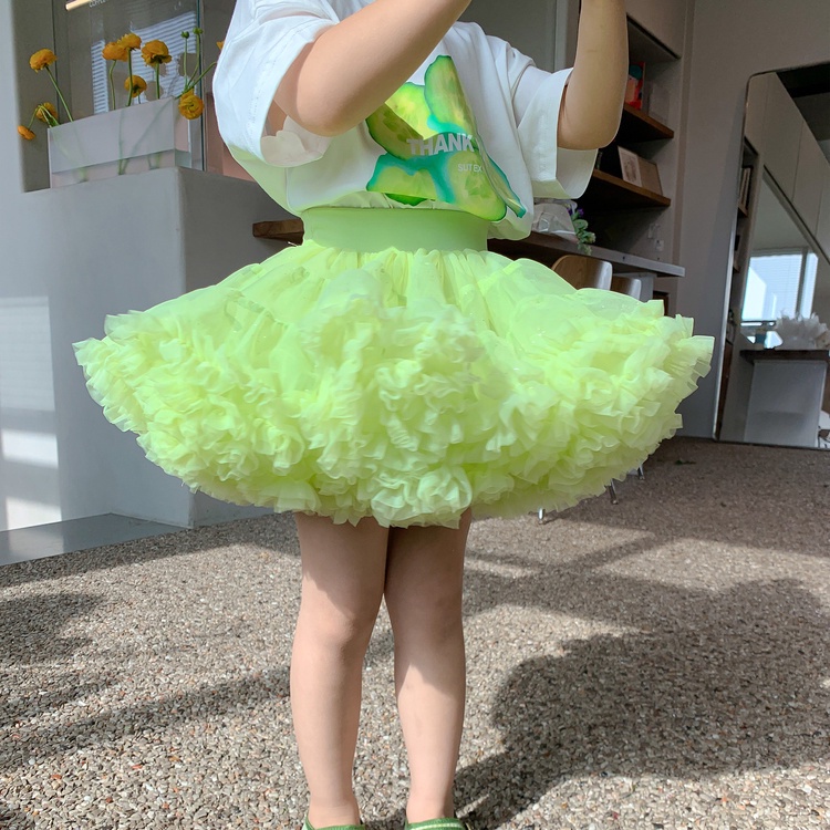 Chân Váy Lưới Ngắn 2022 Thời Trang Mùa Hè Phong Cách Phương Tây Mới Cho Bé Gái