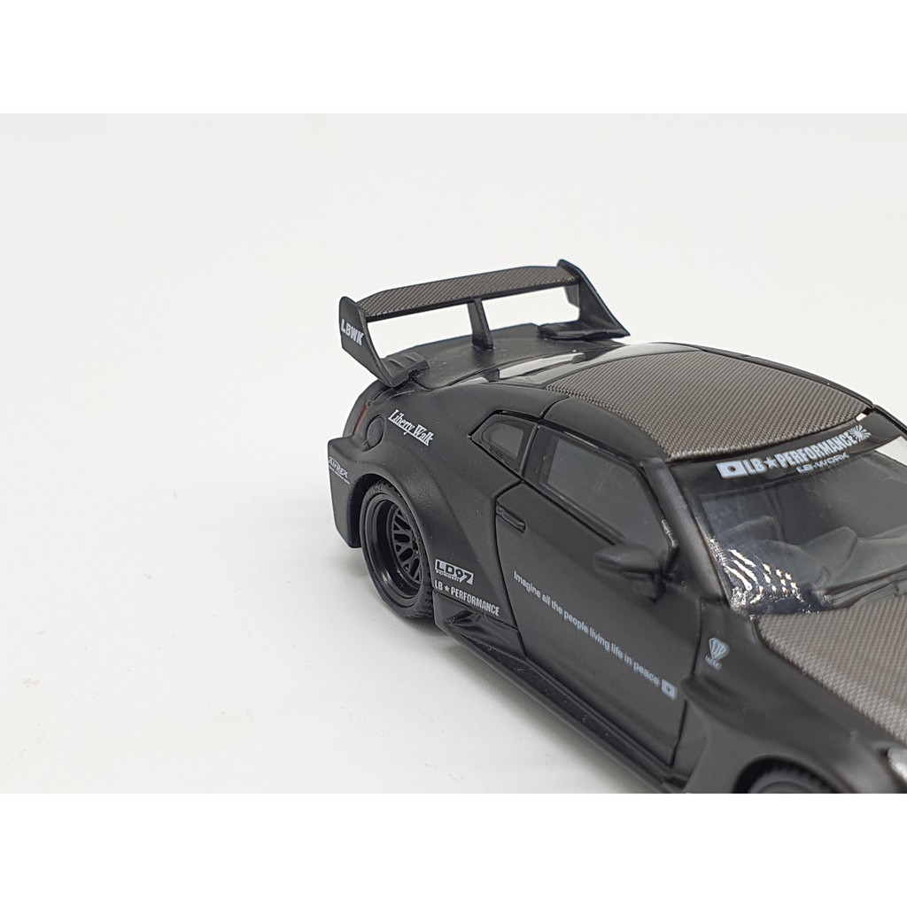 Xe Mô Hình LB Nissan GT 35GT-RR Ver.1 RHD 1:64 MiniGT ( Đen Nhám )