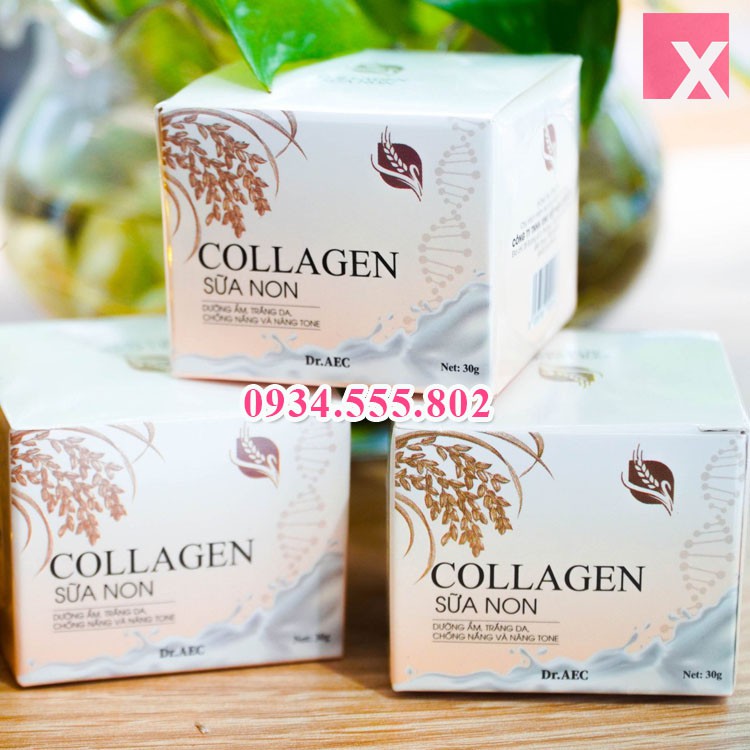 Combo 3 Kem Collagen Sữa Non Dưỡng Ẩm Trắng Da Mặt - CHÍNH HÃNG
