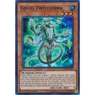 Thẻ bài Yugioh - TCG - Gouki Twistcobra / COTD-EN009'