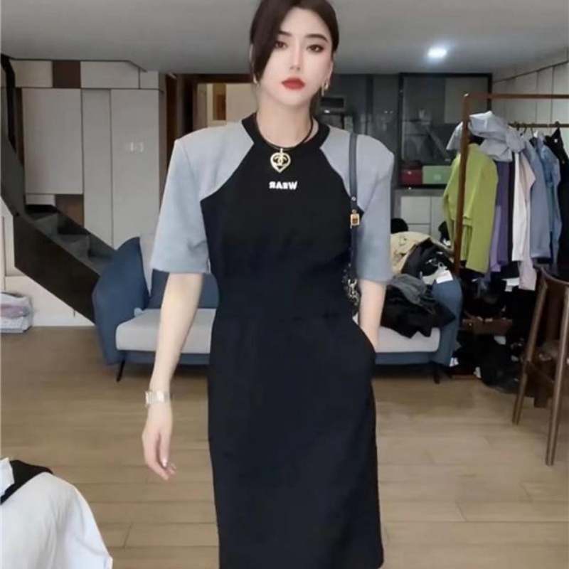 Phong Cách Hàn Quốc Phụ Nữ Mùa Hè Thời Trang Mới Váy Thanh Lịch