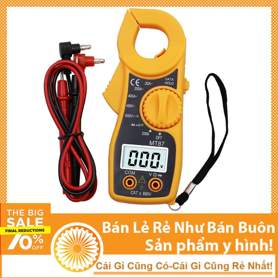 Đồng hồ kìm đo dòng điện ampe kế MT87 loại thông dụng + tặng kèm pin xác