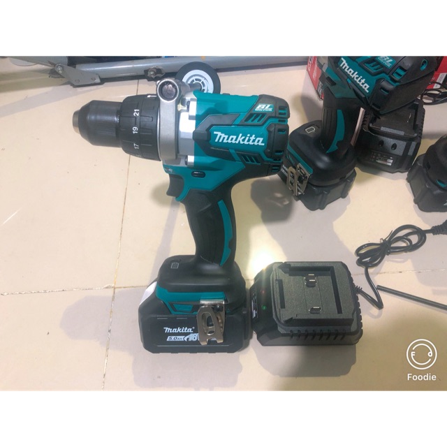 Makita xph 07 trọn bộ máy pin xạc