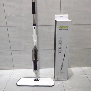 Cây Lau Nhà Phun Sương Tay Cầm Cán Dài Bằng iNox Chắc Chắn Đầu Xoay 360 Độ Tiện Dụng