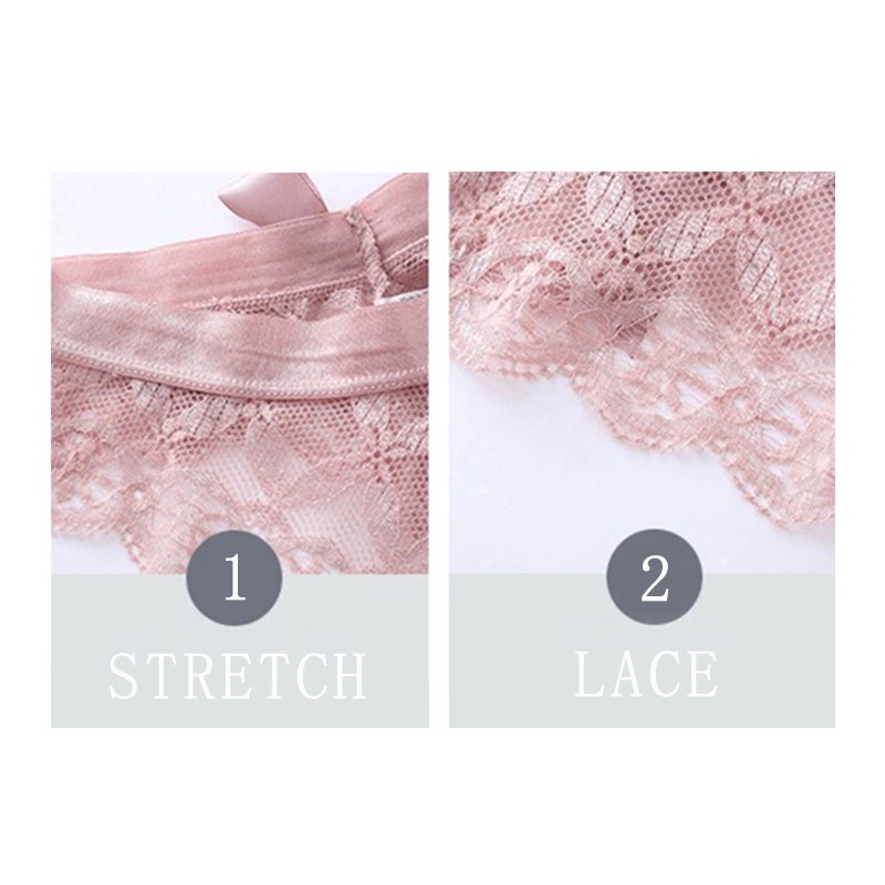 AOFEIQIKE Quần Lót Ren Không Đường May Mềm Mại Thoáng Khí Gợi Cảm Cho Nữ