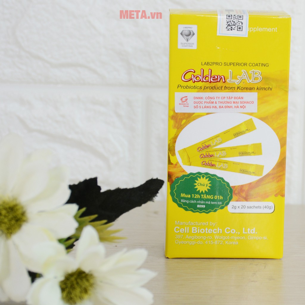 ✅ Men vi sinh Golden LAB – Bổ sung lợi khuẩn, tăng cường tiêu hóa, hấp thu dưỡng chất, giảm đầy hơi, tiêu chảy, táo bón