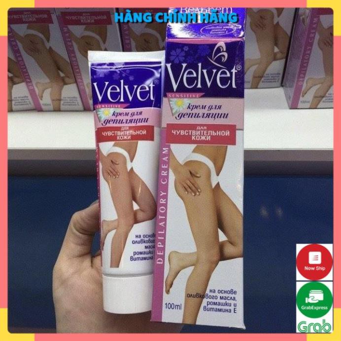 [HÀNG HOT] Kem tẩy lông Velvet Nga