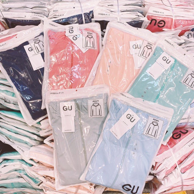 Áo chống nắng G.U Full túi Zip chất thông hơi | BigBuy360 - bigbuy360.vn