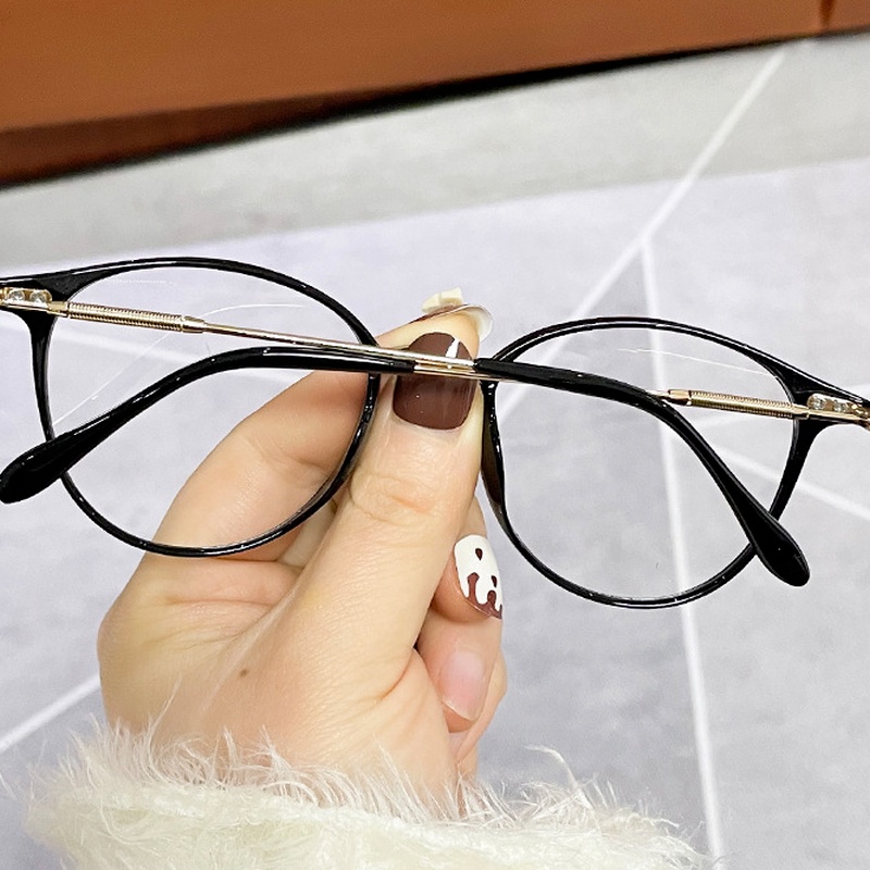 (KIQI-FASHION) COD Mắt Kính Chống Tia Bức Xạ/ Ánh Sáng Xanh Từ Máy Tính Thời Trang Hàn Quốc Chất Lượng Cao