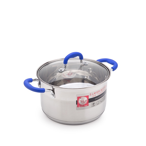 [Mã LT150 giảm 150k đơn 699k] Bộ nồi Inox Smartcook 3 chiếc cỡ 16,20,24cm SMR3 | Hàng Chính Hãng | 2355961