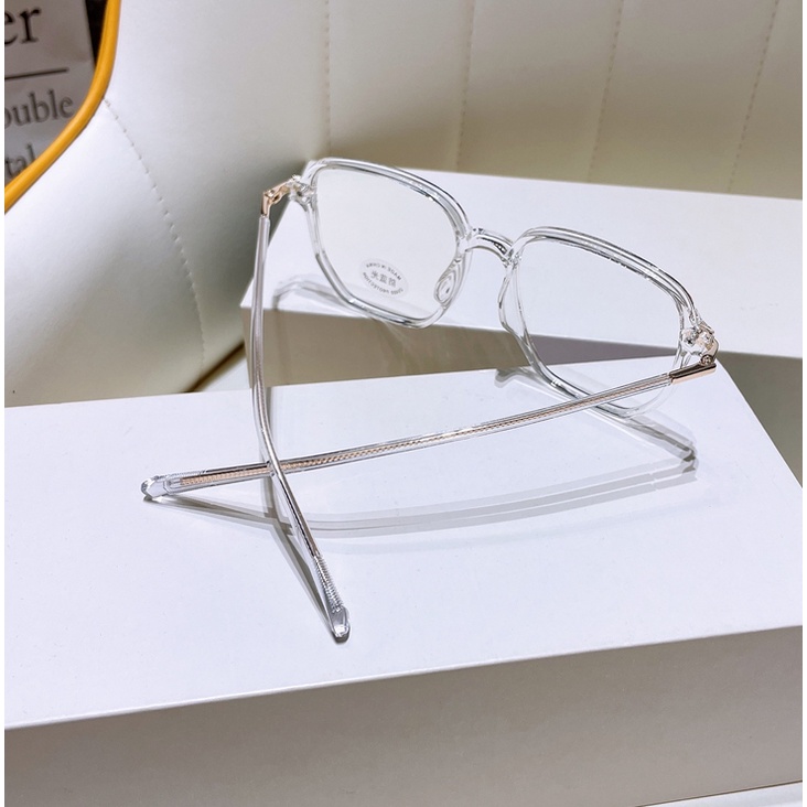 Kính Mát Gọng Phẳng Bảo Vệ Mắt Chống Tia Sáng Xanh Chống Tia Bức Xạ Dành Cho Nữ