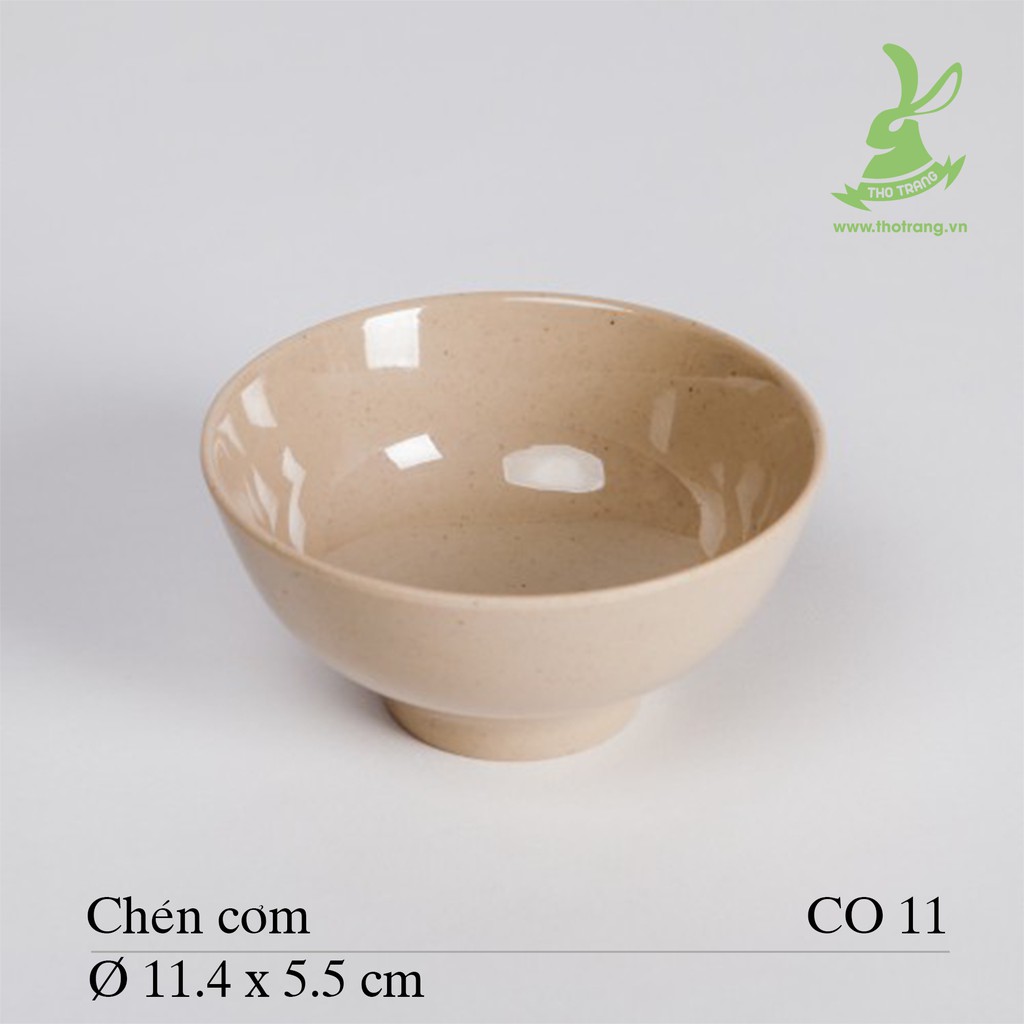 Chén cơm CO 02/ CO 11 màu nâu nhựa melamine Fataco Việt Nam