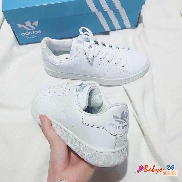 𝐓Ế𝐓🌺 ⚡Đủ Hộp+Bill+Quà tặng⚡ ⚡SALE⚡ Giày Stan Smith Gót xanh ! '