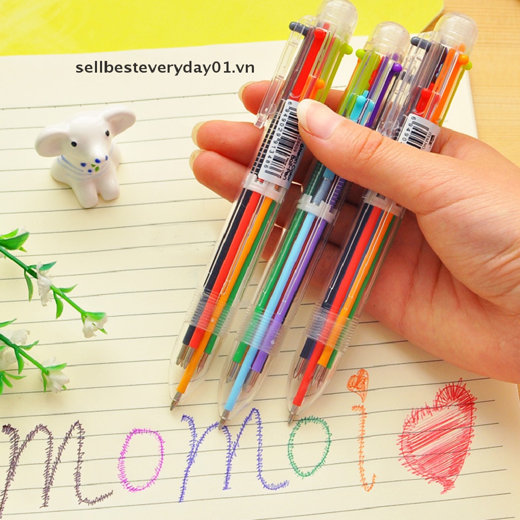 Bút bi nhiều màu viết vẽ sáng tạo thông dụng
