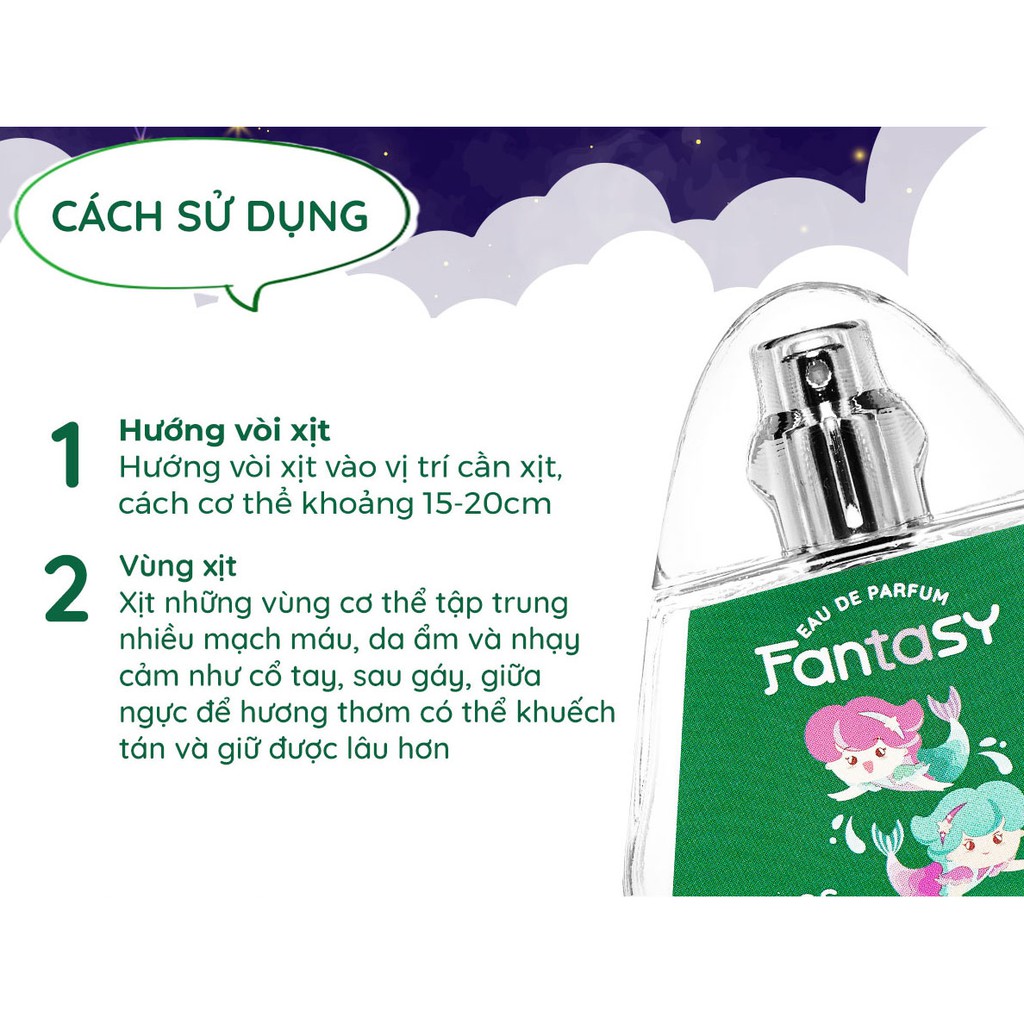 Nước Hoa Fantasy 12 Cung Hoàng Đạo Song Ngư - Pisces 20 ml