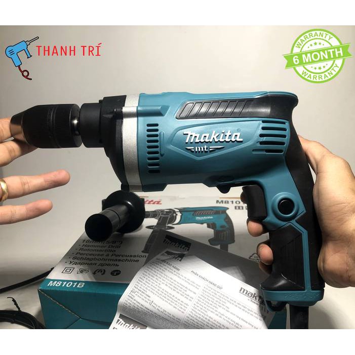 M8101B MỚI MÁY KHOAN MAKITA đầu 13MM AUTO-LOCK CHÍNH HÃNG  (720W)