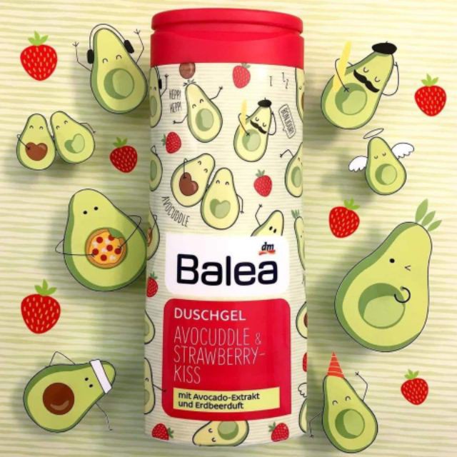 Sữa tắm BALEA cấp ẩm, làm sáng mịn da, chiết xuất thiên nhiên hương thơm lâu ,hàng nội địa Đức