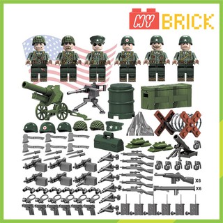 Combo 6 nhân vật quân đội Mỹ tinh nhuệ - MR7003