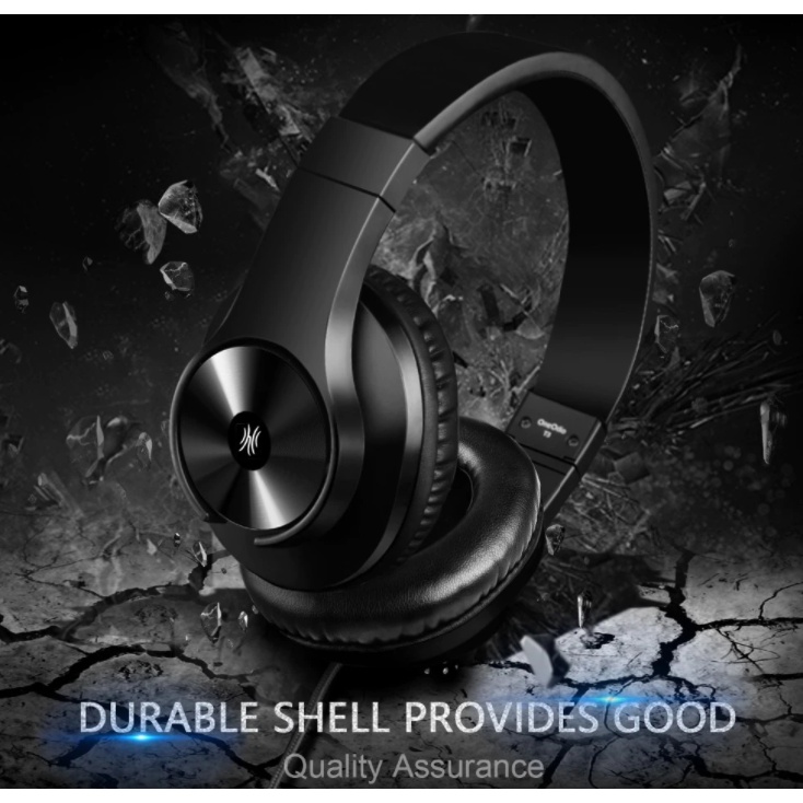 Puki shop / Oneodio T3 Tai Nghe Có Dây Trên Tai, Tai Nghe Có Micro, Âm Bass Tốt - Fullbox chính hãng