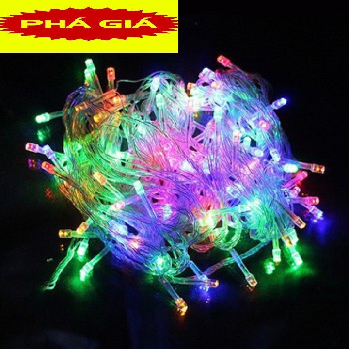 Dây đèn led Nháy trang trí noel loại tốt Dây 5M