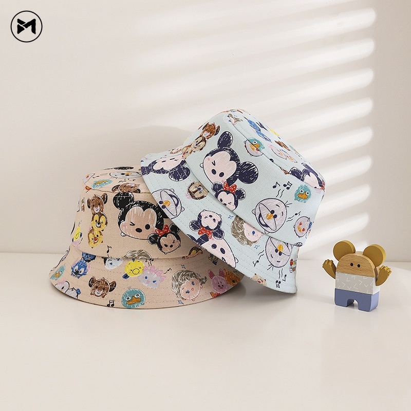 Nón Tai Bèo In Họa Tiết Hoạt Hình Dễ Thương Cho Bé 2-4 Tuổi