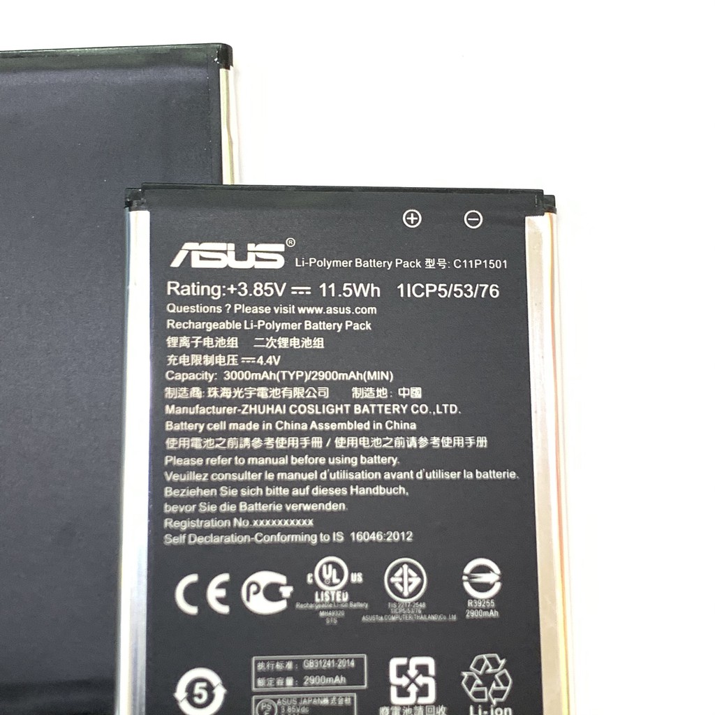 Pin Asus Zen 2 Laser 5.5 (C11P1501 / ZE550KL / Zen Selfie / ZD551KL / Z00UD / 3000mAh) - BẢO HÀNH 3 THÁNG