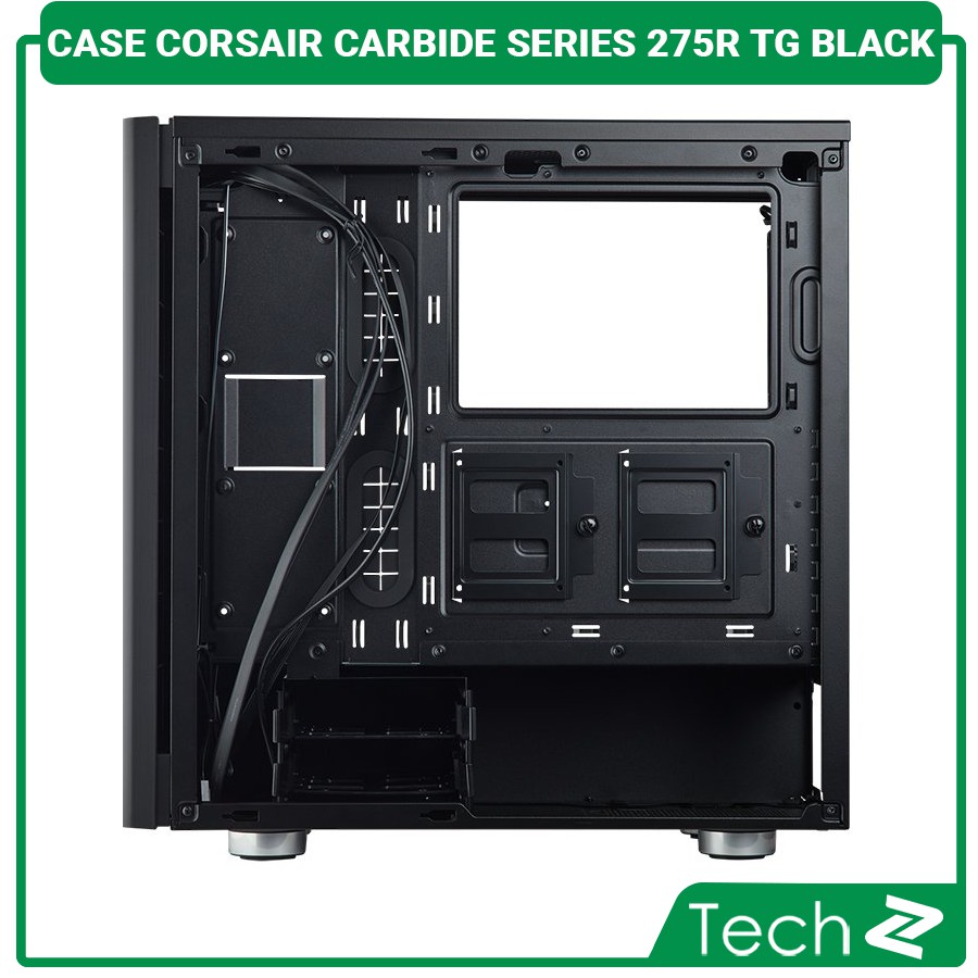 Vỏ Case Corsair Carbide Series 275R Tempered Glass Gaming (Mid Tower/Màu Đen)