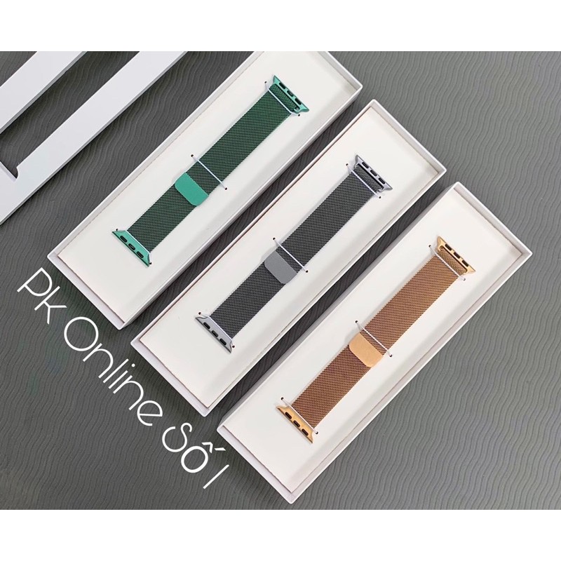 (Đã có Xanh) Dây thép Milanese Loop COTEetCI [CHỐNG Gỉ Sét] cho apple watch Hàng Chính Hãng