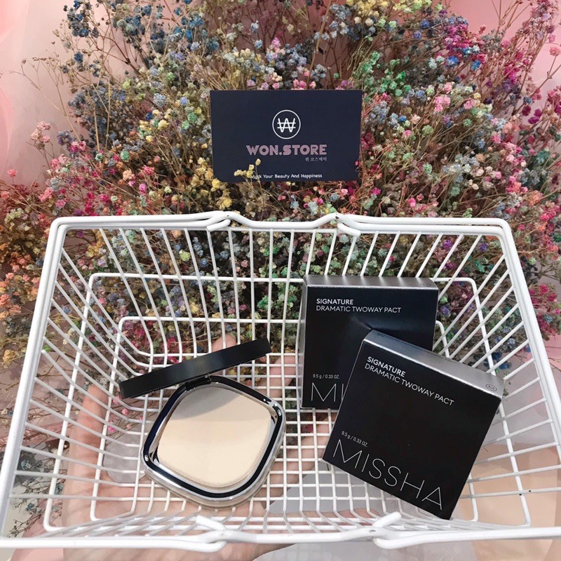 Phấn phủ Missha Dramatic Two Way Pact Sand SPF 50+/PA+++ [Săn Sale] [ Chính Hãng] | BigBuy360 - bigbuy360.vn