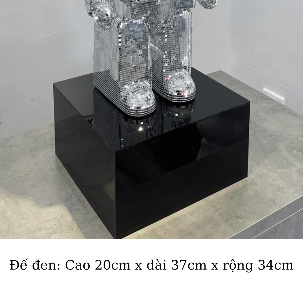 Đế bearbrick, bục đỡ dành cho gấu size to 80cm - Chin Official Store