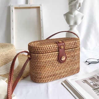 Túi mây/túi cói phong các boho vintage thời trang độc lạ