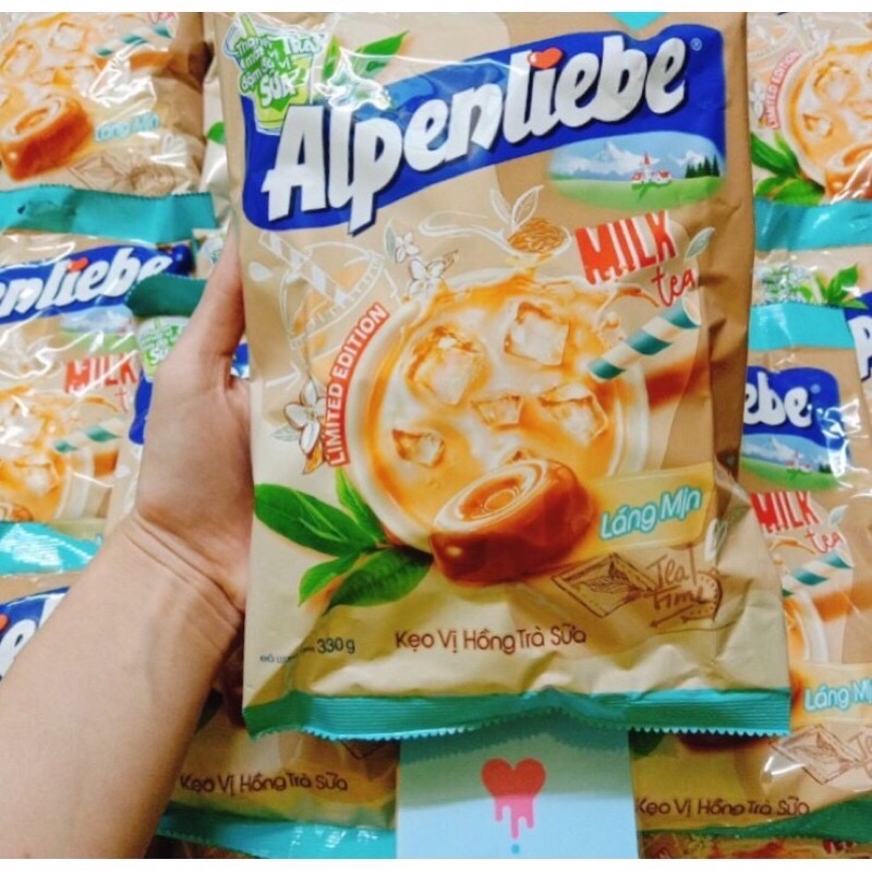 Kẹo Alpenliebe vị hồng trà sữa (50 viên)