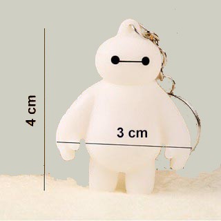 Móc Khóa Cute Hình Baymax Big Hero 6 Siêu Rẻ Treo Túi, Chìa Khóa