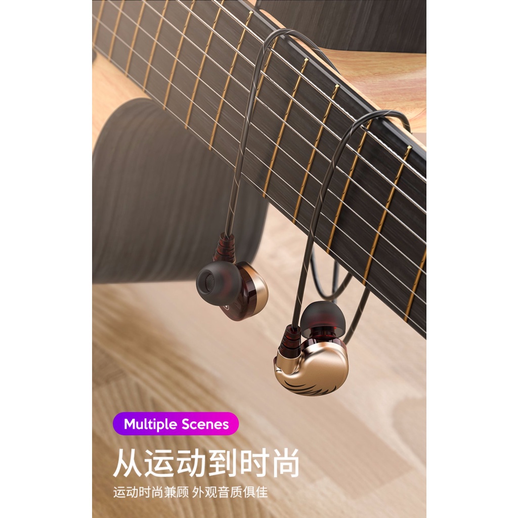 🔥Unico A+🔥Tai Nghe Gaming bass mạnh, Chơi Game nghe nhạc thể thao Chống Ồn Có Mic In Ear Cho PC và các dòng điện thoại