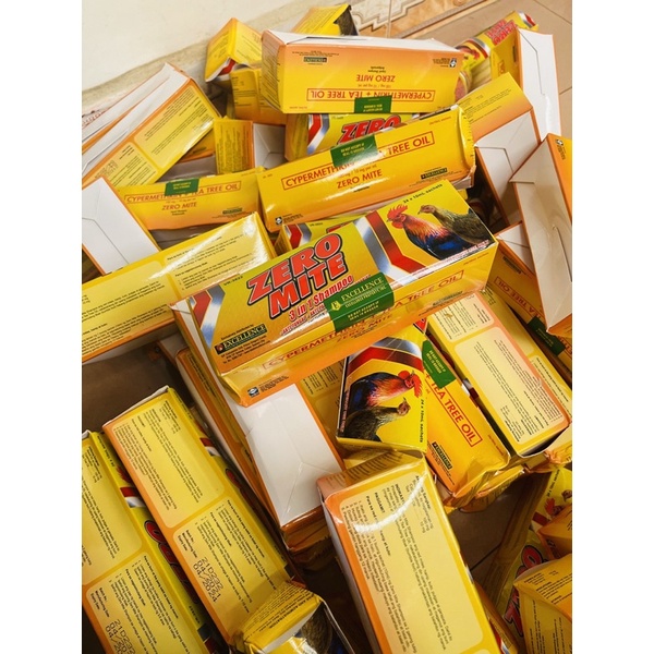 Zero Mite hộp 24 gói - Xà bông tắm gà