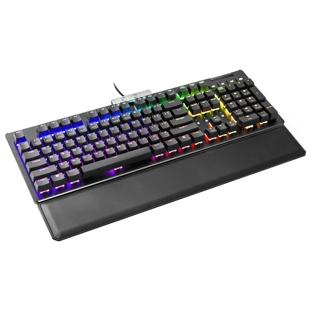 [Mã 33ELSALE hoàn 7% đơn 300K] Bàn phím cơ EVGA Z15 led RGB - Kailh Speed Switches Gaming Chính hãng