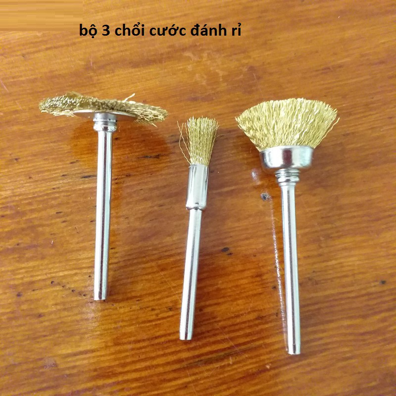 Chổi cước đánh rỉ sét combo 3 cái