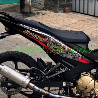 Tem rời Exciter 150 mẫu Samurai siêu chất 2024