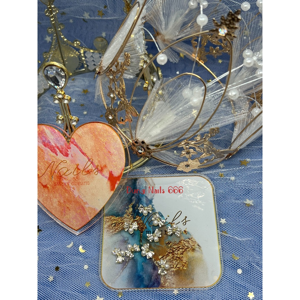 charm nơ trang trí nail