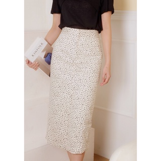 Chân Váy Chấm Bi Trắng Nữ AT MODA DE LITA