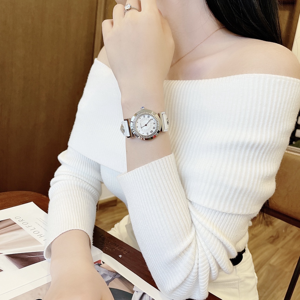 Đồng hồ nữ dây da Versace Vanity White P5Q99D001S001