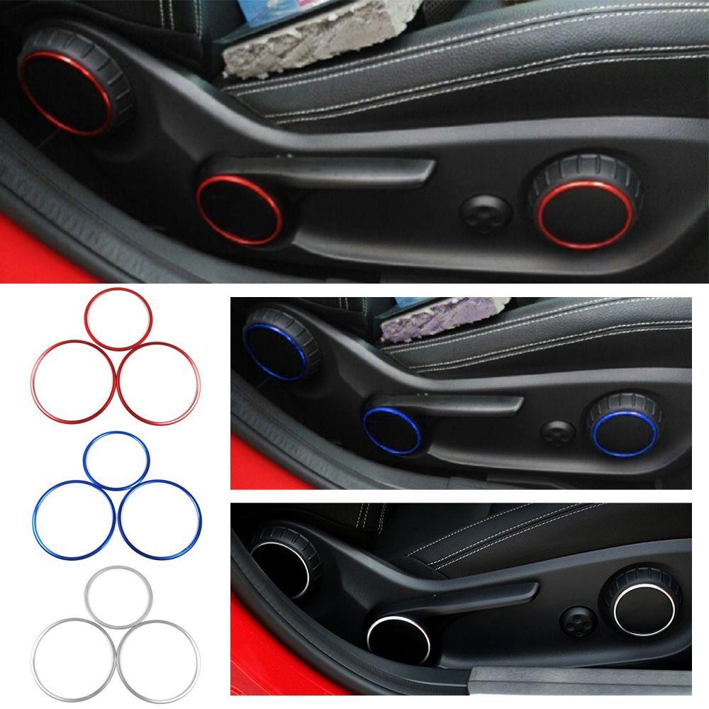 YNATURAL Set 3 Vòng Dán Trang Trí Cổng Xả Khí Cho Mercedes Benz A B Class W176 W246 CLA C117 GLA X253