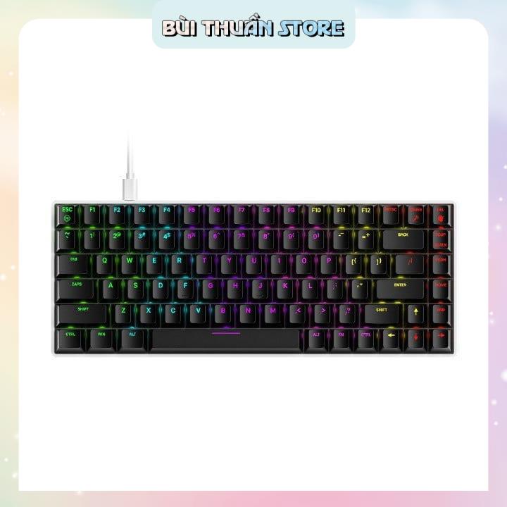 Bàn phím cơ Gaming DAREU EK87 (RED Led, Blue/ Brown/ Red D switch)