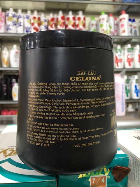 Hấp dầu Celona Collagen &amp; Keratin vẻ đẹp tự nhiên 1000ml